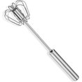 thumbnail image 4 of Batidor manual, batidor semiautomático, pequeño batidor manual no eléctrico silencioso para la cocina comedor hecho de acero inoxidable, 4 of 4