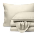 thumbnail image 1 of Bare Home Linen Sheet Set - Deep Pocket - Breathable - 4-Pieces - King, Natural, 1 of 6