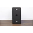 thumbnail image 5 of Space Solutions 18 inch 3 Drawer Metal File Cabinet with Pencil Drawer Charcoal, 5 of 10