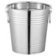 thumbnail image 1 of Cubo de hielo portátil de acero inoxidable para enfriar vino y cerveza con asa, 1 of 5