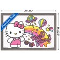 thumbnail image 3 of Hello Kitty - Retro Rainbow Wall Poster, 14.725" x 22.375", Framed, 3 of 6