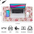 thumbnail image 5 of Long Mouse Pads for Desk,Strawberry Princess Pattern Desk Mats on Top Of Desks, Desk Mouse Pad Extra Large with 3mm Non-Slip Base and Stitched Edge for Gaming,Office,Work,Home 31.5"x15.7", 5 of 6