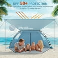 thumbnail image 5 of Aship Beach Tent for 4-5 Person, UPF 50+ Sun Shelter with 360° Ventilation & Large Canopy, Easy Setup Waterproof & Portable Tent for Beach Adventures, 5 of 10