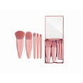 thumbnail image 2 of Set de brochas de maquillaje profesional con funda de espejo x5 sintéticas, 2 of 3