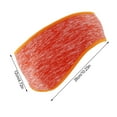 thumbnail image 3 of Bandeau de Course d'Hiver Coupe-Vent Cache-Oreilles Élasticité Protecteur de Tête en Polaire Protection Auditive Style Simple pour Extérieur Orange, 3 of 6