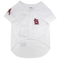 thumbnail image 2 of Pets First MLB St. Louis Cardinals Mesh Jersey for Dogs and Cats - Licensed Soft Poly-Cotton Sports Jersey - Small, 2 of 4