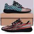 thumbnail image 3 of Patriot Horse American flag Shoes Sneakers Black Size 4.5, 3 of 7