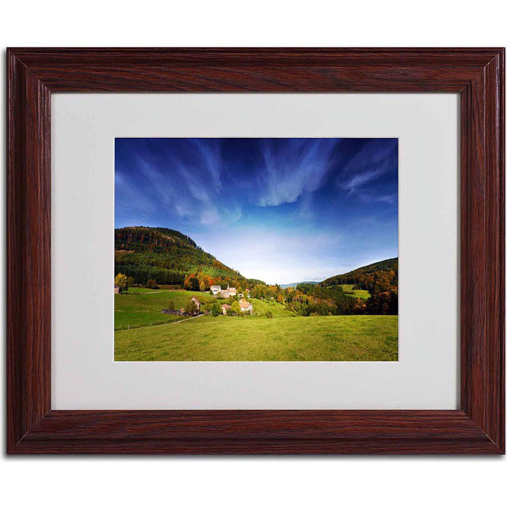 Trademark Fine Art "Nature Vosgienne" Canvas Art by Philippe Sainte-Laudy, Wood Frame