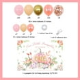 thumbnail image 5 of Pink Little Pumpkin 1st Birthday Decorations for Girl, Our Little Pumpkin Is Turning One Backdrop and Balloon Garland Kit for Girls 1st Birthday Fall Autumn Thanksgiving Party Supplies, 5 of 5