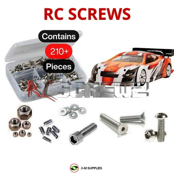 RCScrewZ Stainless Screw Kit ser043 for Serpent Natrix 748-e 1/10 EP Car (#804009) RC | SET