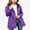 Purple, variant on HAOTAGS Girls Outdoor Jacket (5-16) Drawstring Long Sleeves Waterproof Zipper Hooded Oxford Cloth Outerwear Pink Size 9