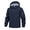 Dark blue, variant on Men's Softshell Jacket Casual Hooded Jacket Outdoor Coat