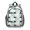 Cat and Rabbit, variant on Cat and Rabbit Checkerboard Blue Backpack for School, Cute School Bag with Adjustable Shoulder Straps and Padded Back, 15"x11.42"x5.5"