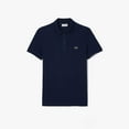 thumbnail image 5 of Lacoste Men's PH4012 Cotton Short Sleeve Logo Casual Polo Shirt Navy M, 5 of 6