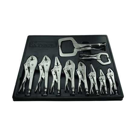 

K-Tool DLS-10 Vice Grips Locking Pliers 10pc Set of Automotive Tools