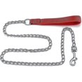 thumbnail image 2 of New ModelsLINJOU Metal Anti-Chew Dog Leash Leash with Padded Handle for Small to Medium Dogs, 2 of 5