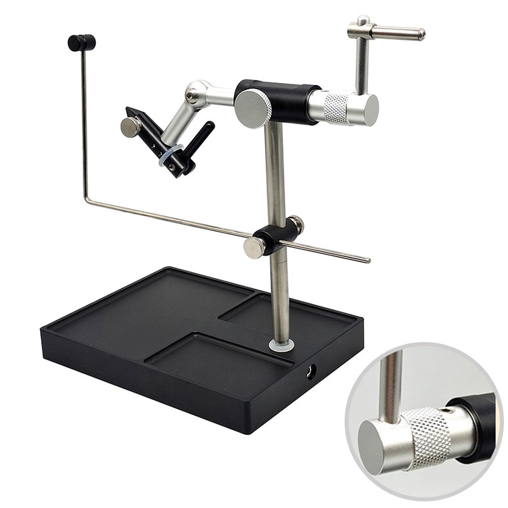 Fly Tying Vise Tying Fishing FliesJig Lures Fly Tying Tool Bobbin Holder Rotary