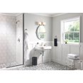 thumbnail image 5 of Moen Sarona Spot Resist Brushed Nickel One-Handle Single Hole Rustic Farmhouse Bathroom Sink Faucet with Optional Deckplate, 84144SRN, 5 of 6