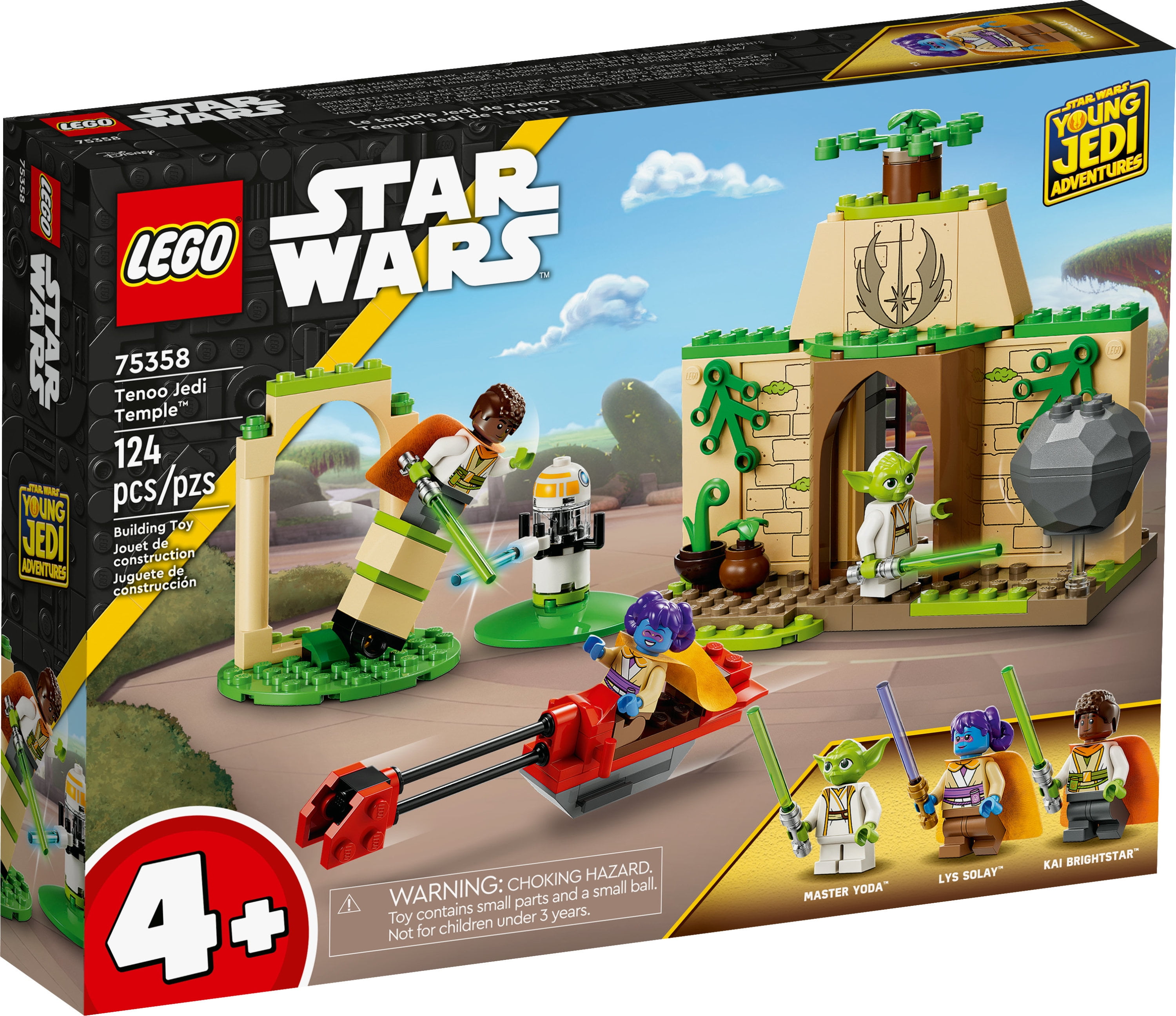 LEGO Star Wars Tenoo Jedi Temple 75358 Building Toy with Kai