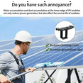 thumbnail image 5 of 60Pc Solar Panel Frames Water Drained Clip Thickness 35mm PV Panels Auto Remove Stagnant Water Dust Outdoor Tool, 5 of 9