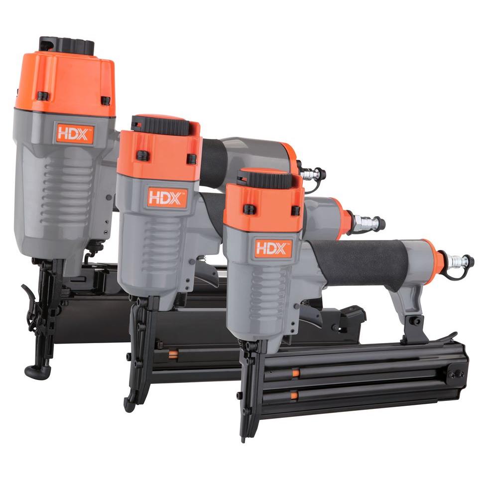 HDX Straight Finishing Nailer Kit with 