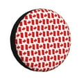 thumbnail image 1 of Fotbe Canada Funda de Llanta de Repuesto con Estampado, Engrosada, Ajuste Universal para Jeep, Remolque, RV, SUV, Camión-17 inch, 1 of 6