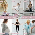 thumbnail image 2 of Loritta Non Slip Socks for Women Pilates Socks with Grippers for Workout, Ballet, Hospital 6 Packs, 2 of 6