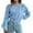 Blue, variant on Ugly Christmas Sweaters For Women O Neck Long Sleeve Knit Pullover Sweater Casual Ribbed Loose Tops