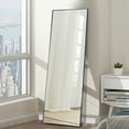 thumbnail image 2 of NeuType Full Length Floor Mirror Rectangular Black 55"x16", 2 of 8