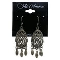 thumbnail image 2 of Mi Amore Antiqued Dangle-Earrings Silver-Tone, 2 of 2