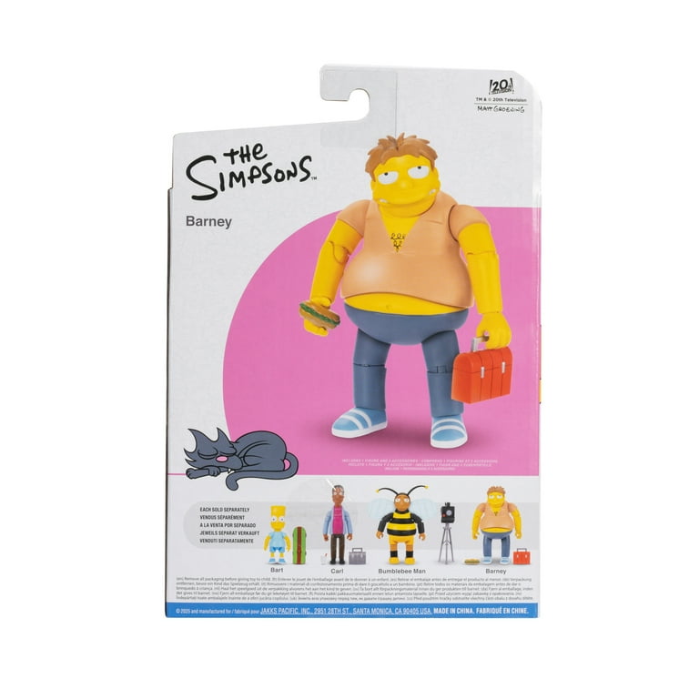 The Simpsons Barney Gumble 5 inch Poseable Action Figure
