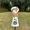thumbnail image 1 of 1pc Creative Boom Design Golf Club Headcover, Driver/Fairway Wood/Hybrid Head Cover # 1 # 3# UT Driver, 1 of 6