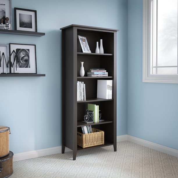 Kathy Ireland Office Connecticut 5-Shelf Bookcase - Walmart.com