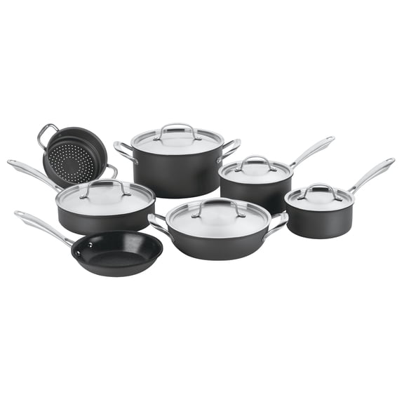 Cuisinart GreenGourmet 12-Piece Nonstick Hard Anodized Cookware Set