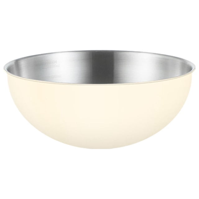 Tazones para servir Tazón para mezclar Recipiente ligero e irrompible Tazones para hornear ensaladas 16cm Blanco