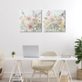 thumbnail image 2 of Stupell Industries Cottage Delicate Garden Joy 2pc Canvas Art Set, 17 x 17 each, by Lanie Loreth, 2 of 7