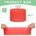thumbnail image 2 of 5Pcs Silicone Rubber Bands Non-slip 3.39 Inch for Art, Red, 2 of 6
