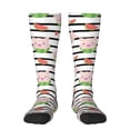 thumbnail image 2 of Lsque Pig And Watermelon Printed Crew Socks Men's Women's LightWeight Thin Casual Calf Socks ,Knee High Socks,Cotton Socks, 2 of 9