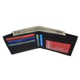 thumbnail image 4 of Mens Slim Bifold Cowhide Leather Wallet with ID Window 1160 CF, 4 of 50