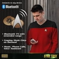 thumbnail image 5 of FAMETEK Star Trek Next Generation Bluetooth Communicator Badge 2026 Edition - TNG Bluetooth ComBadge with Chirp Sound Effects, Microphone & Speaker – Star Trek Memorabilia, Gifts and Collectibles, 5 of 8
