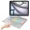 Silver, variant on Wireless Keyboard Case for iPad Air 13 inch M4 2026 M3 2025 M2 2024, iPad Pro 12.9 6th 5th 4th 3rd Gen 2022 - 2018, Trackpad, 360° Rotatable, Wireless Keyboard Cover, Rainbow Backlits with Pen Holder