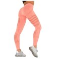 thumbnail image 1 of Leggings de yoga elásticos de cintura alta para mujer - Pantalones de fitness con efecto push up para correr, 1 of 8