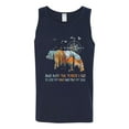 thumbnail image 2 of Wild Bobby, And Into The Forest I Go To Lose My Mind, Animal Lover, Men Graphic Tank Top, Navy, XX-Large, 2 of 4