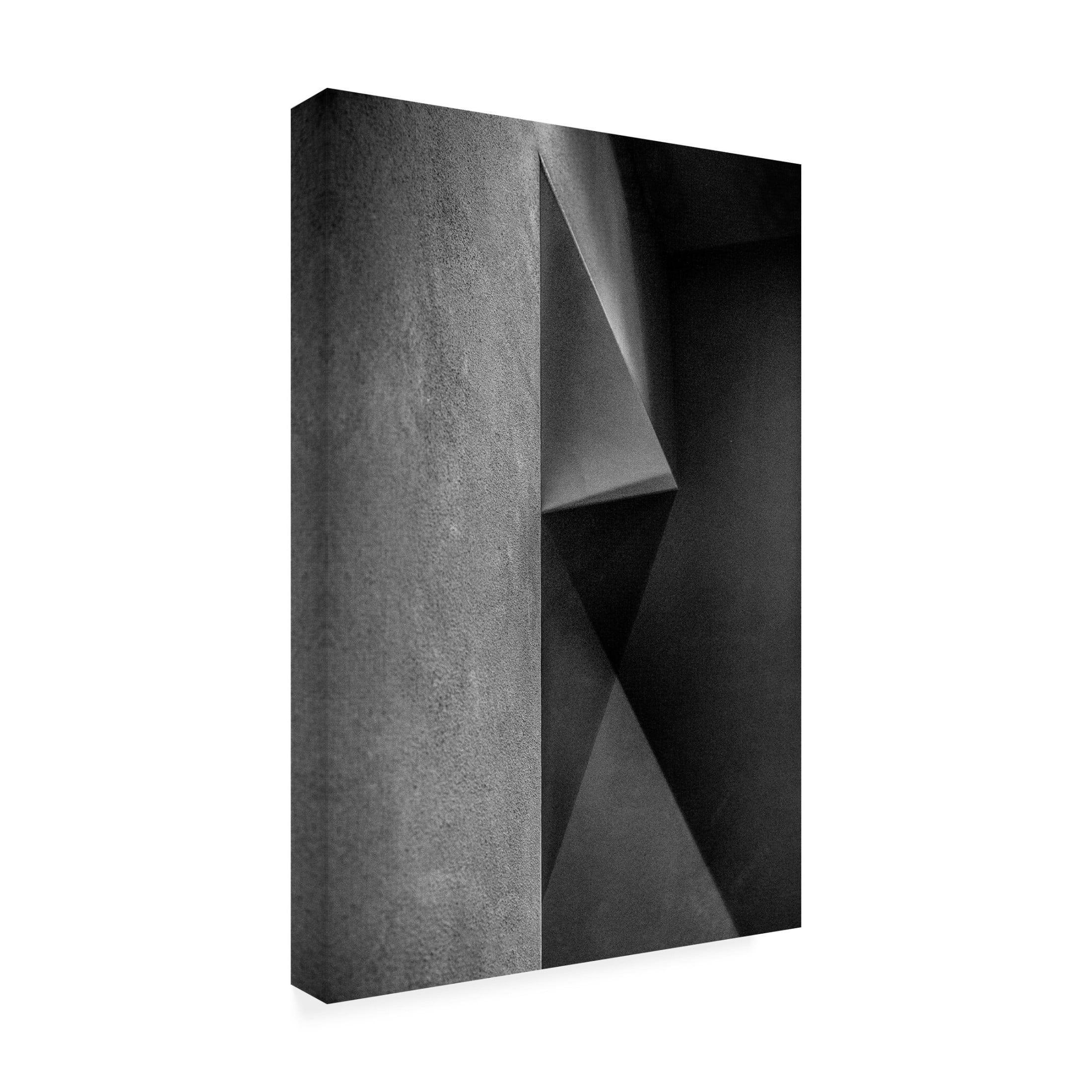 Canvas Wall Art - Inge Schuster 'Grey Shadows' Wall Art for Living Room, Bedroom, or Office D?cor by Trademark Fine Art - 16 x 24 Inches