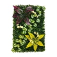 thumbnail image 2 of Expandable Artificial Hedge Fence - 60x40cm Green Faux Leaf Privacy Screen - UV-Resistant Wall Panel for Indoor & Outdoor Garden Decoration, 2 of 7