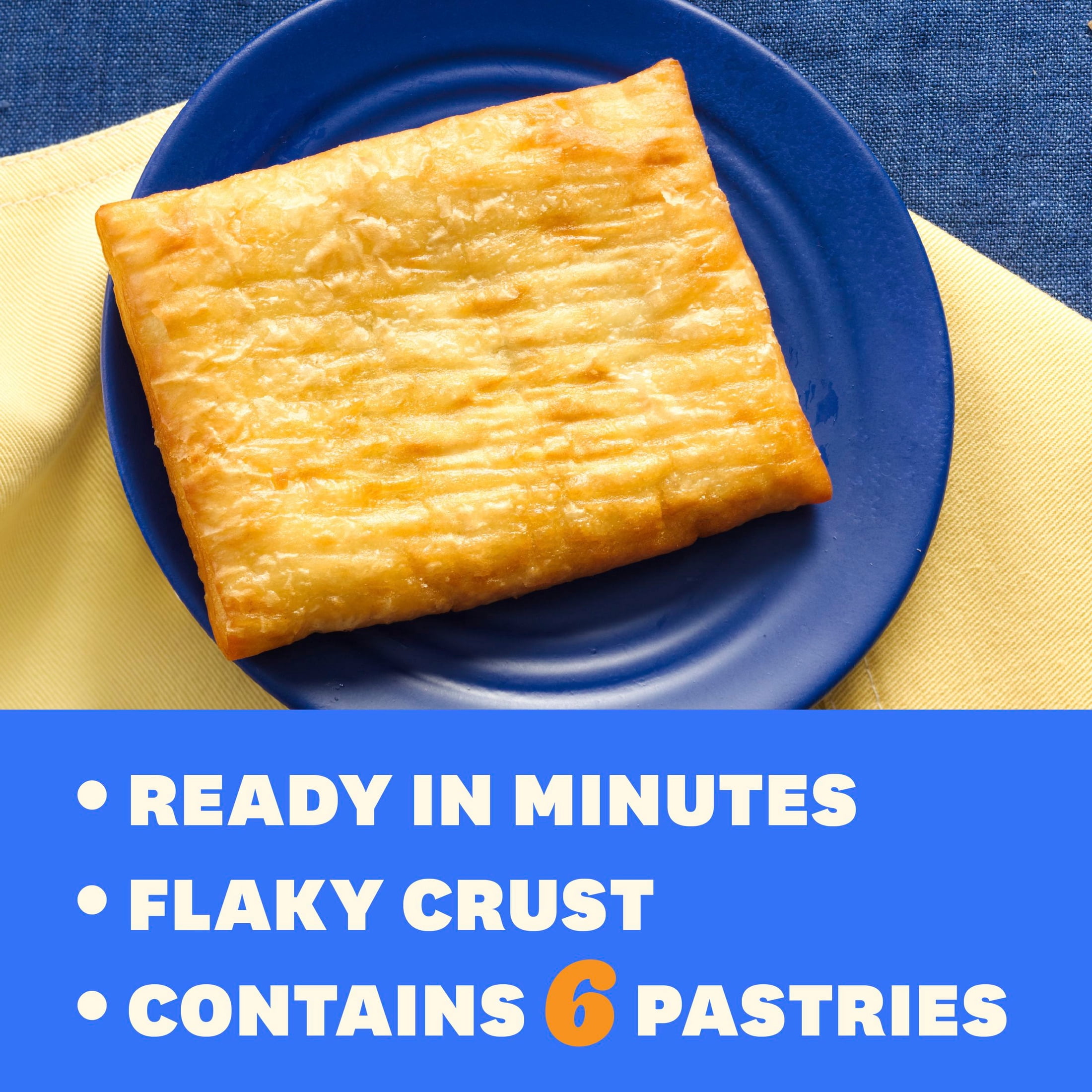 Pillsbury Toaster Strudel Strawberry Sprinkle Frozen Pastries with Icing, 6 Ct, 12.7 oz