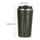 thumbnail image 2 of Taza De Viaje Taza De Café Aislada Con Tapa A Prueba De Fugas Aislamiento Al Vacío Acero Inoxidable Para Agua Caliente Y Fría Café Y Té 510 Ml, 2 of 3