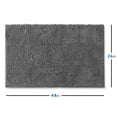 thumbnail image 6 of Nestl Bathroom Rugs, Machine Washable Bath Mats For bathroom Floor Rugs, Nonslip Backing Rubber Bath Rug, Gray, 6 of 6