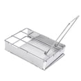 thumbnail image 1 of S SERENABLE Barbecue Grill Cooking Rack Folding Multipurpose Fishing Toaster for Camping, 1 of 9