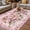 pink, variant on Pink Orchid Flowers Outdoor Rug for Patio/Deck/Porch, Non-Slip Large Area Rug 4 x 6 Ft, Vintage Floral Leaves Plants Spring Indoor Outdoor Rugs Washable Area Rugs, Camping Rug Carpet Runner